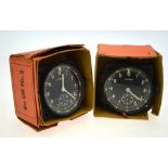 Two Kienzle WW2 German Luftwaffe cockpit clocks,