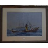 Bob Wandesforde - 'Room for One More: Cod Fishing, Bering Sea 1925, The Wawona's raised jib is