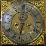 Abraham Weston, Lewes, an 18th century oak eight-day longcase clock with five pillar movement, the