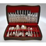 A modern canteen of epns King's pattern flatware and cutlery,