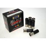 Three slabs of Gamebore Black Gold 12 gauge shotgun cartridges, Diamond shot,