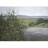 Norman Battershill (b 1922) - Sussex Lane, near Steyning, oil on board, signed lower right, 27.