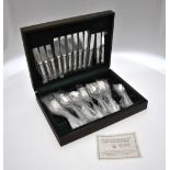 A canteen of Albany pattern flatware and cutlery for six settings - little used