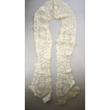 A fine collection of nine 19th century Brussels and other lace collars,