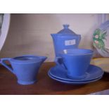 Royal Doulton pastel blue breakfast set.