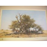 David Shepherd ‘African Oryx’ limited edition print signed in pencil. (ARR)