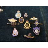 WWII military ‘sweetheart brooches’ (11).