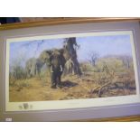 David Shepherd ‘The Land of The Boabab Trees’ limited edition print signed in pencil. (ARR)