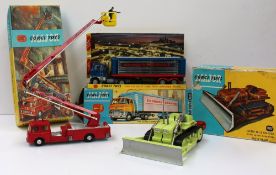 A Corgi major toys Simon Snorkel fire engine No.1127, boxed together with a Corgi major toys No.1137