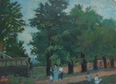 Andrew Vicari
A Park Scene
Oil on board
Signed verso
66.5cm x 91cm