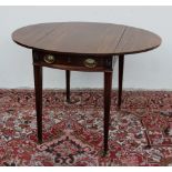 A 19th century mahogany pembroke table,