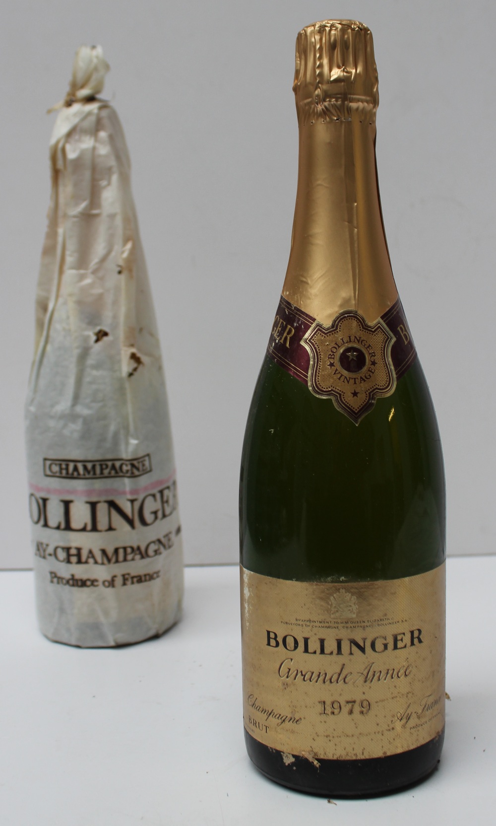 Two bottles of Bollinger champagne Grande Annee 1979 - Image 2 of 2