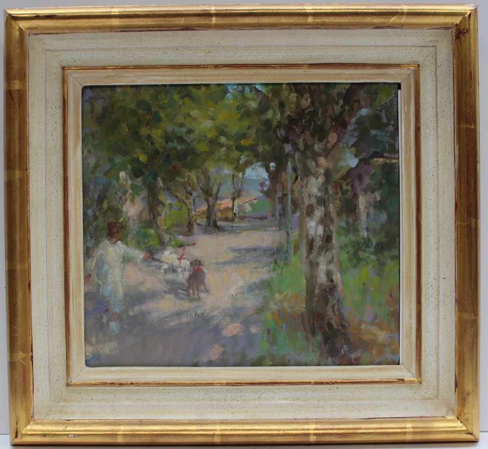 Diana Armfield
Sunday Walk, Le Barroux
Oil on board
22.5 x 25cm
Initialled and Albany Gallery - Image 2 of 4