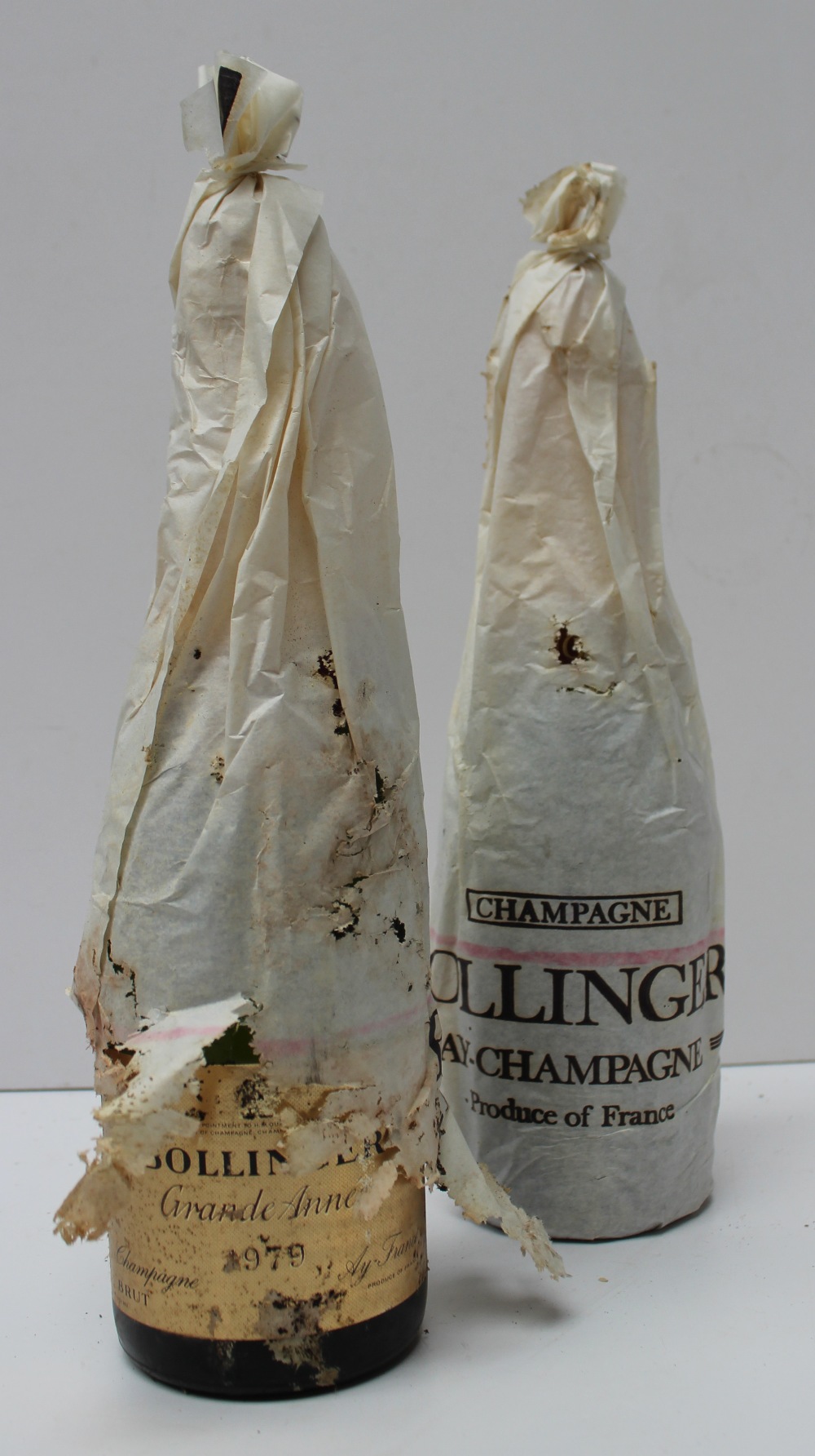 Two bottles of Bollinger Grande Annee 19