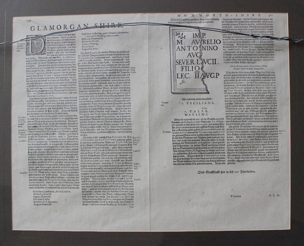 After J. Blaeu - `Glamorganensis comitat - Image 3 of 3