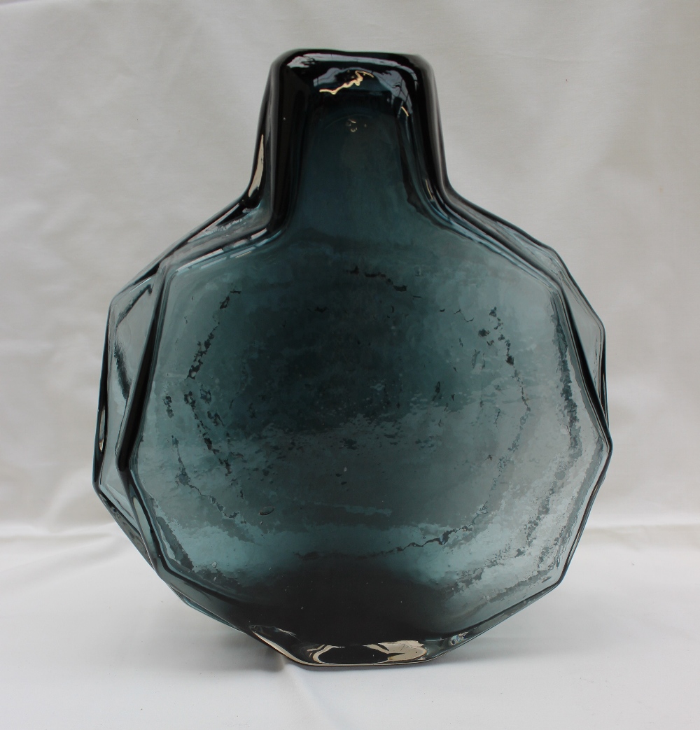 A Whitefriars glass textured `banjo` vase designed by Geoffrey Baxter
 CONDITION REPORT: some - Image 2 of 8