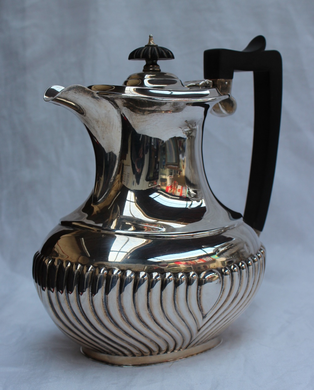 An Elizabeth II silver kettle on stand, - Image 9 of 11
