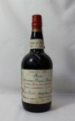 Twelve bottles of "Rare Amoroso Cream Sherry, drawn from our splendid Solera established 1914,
