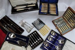 Assorted electroplated items including c