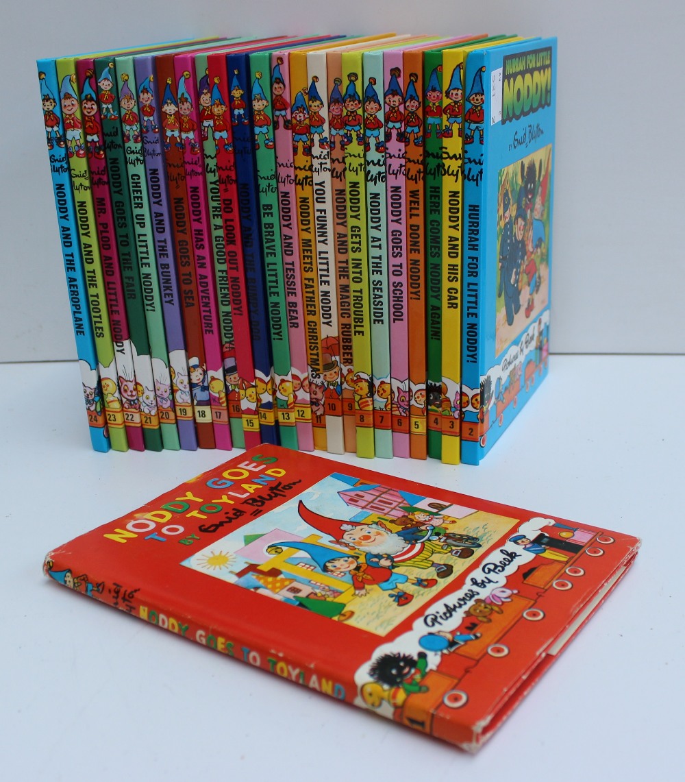 Volumes 1-24 of The Noddy books by Enid Blyton, with illustrations by Beek CONDITION REPORT: dates