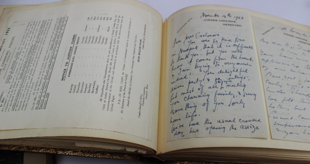 A scrap book gifted to Ernest E Cashmore - Image 9 of 9