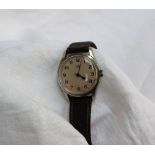 A gentleman's Omega wristwatch with Arab