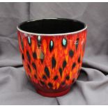 A Poole pottery hand thrown plant pot re