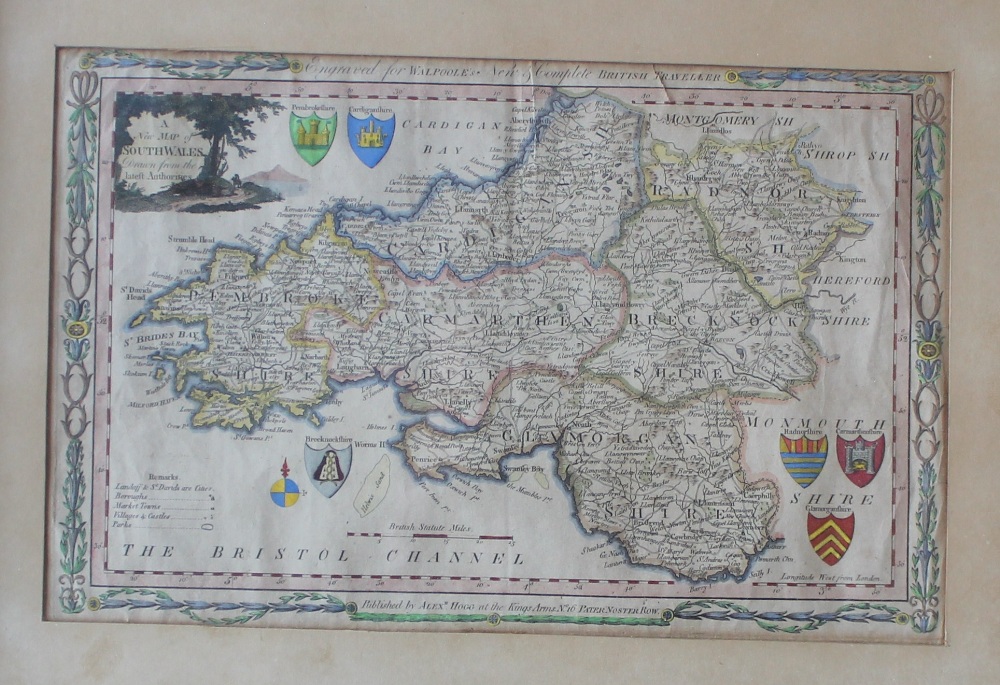 A Set of four maps by John Ogilby, depic - Image 2 of 7