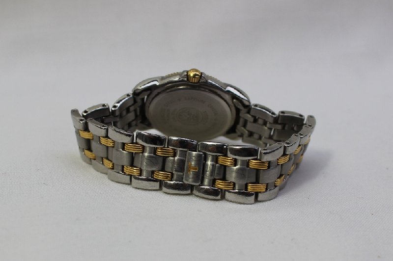 A ladies steel and yellow metal Tissot Ballade wristwatch with a white dial, - Image 3 of 4