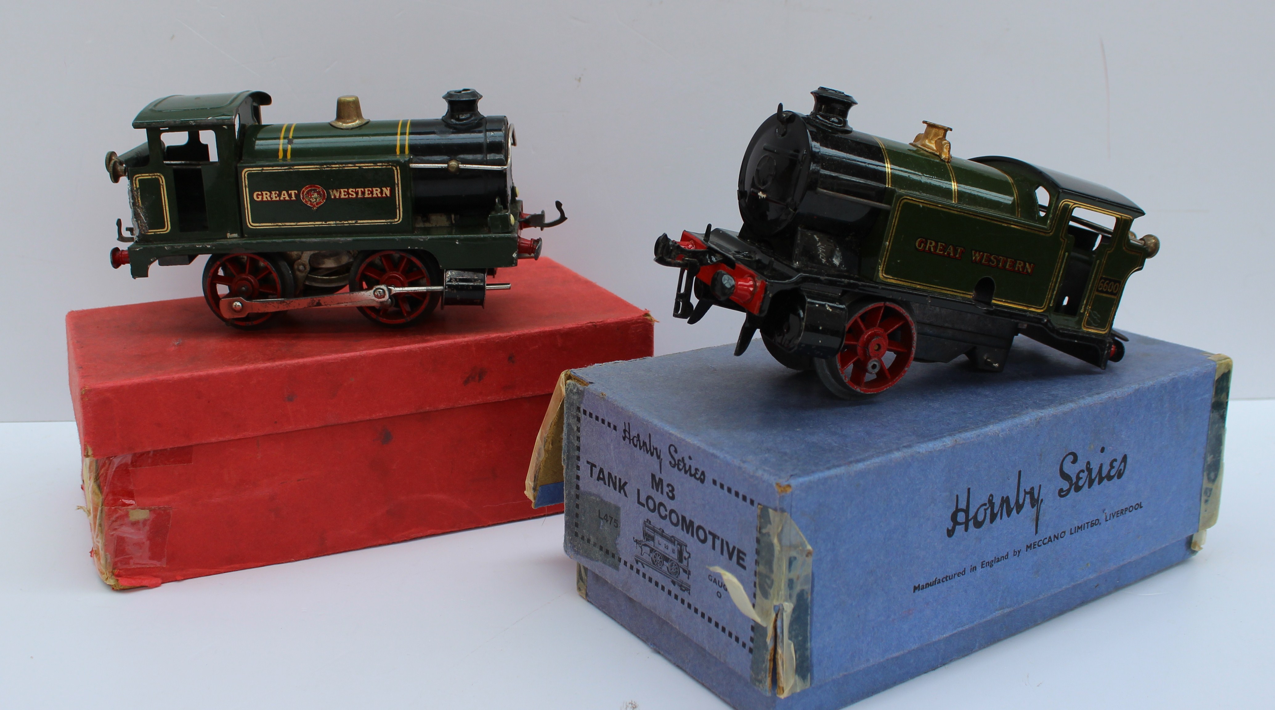 A collection of Hornby "O"gauge GWR tank locomotives, brake vans, coaches, No. - Image 3 of 7