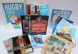 Assorted Rugby programmes including South Africa V British Lions, Saturday July 5th 1997,
