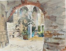 Theo Whalley
Venetian Courtyard
Watercolour
Signed
30.