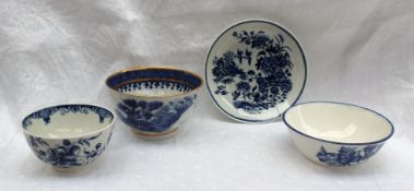 An 18th century Worcester tea bowl,
