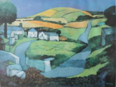 After John Elwyn
Dyfed Landscape
A Lithograph
Signed in pencil to the margin
37 x 49cm
Martin Tinney