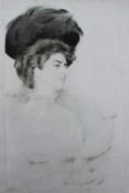 Paul Cesar Helleu
Head and shoulders portrait of a lady
An engraving
Signed
54 x 33.