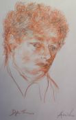 Andrew Vicari
Dylan Thomas
A head and shoulders portrait
Pastel
Signed and inscribed
Andrew Vicari