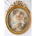 19th century Continental School
A maiden and a cherub,