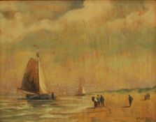 Oldeman
Sailing the boats
Oil on board
Signed
19 x 24cm