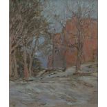 Diana Armfield ARA RWS
Powys Castle, Snow in the Spring
Pastels
Initialled and inscribed verso
25.