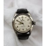 A Gentleman's Rolex Oyster-Perpetual Chronometer stainless steel wristwatch, with gilt metal