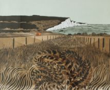 After Robert Tavener
The Seven Sisters, Beachy Head, Sussex
Woodcut / Linocut
An Artists Proof