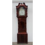 A 19th century mahogany longcase clock,