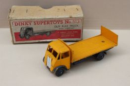 A Dinky Supertoys Guy (513). Guy Flat Truck with tailboard.