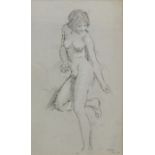 Gyrth Russell
Study of a nude
Charcoal
Signed inscribed Paris, 1911
32.5 x 19.