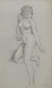 Gyrth Russell
Study of a nude
Charcoal
Signed inscribed Paris, 1911
32.5 x 19.