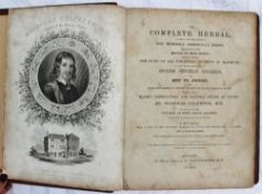 Culpepper, ( Nicholas ) M.D The Complete Herbal, to which is now added, upwards of One Hundred