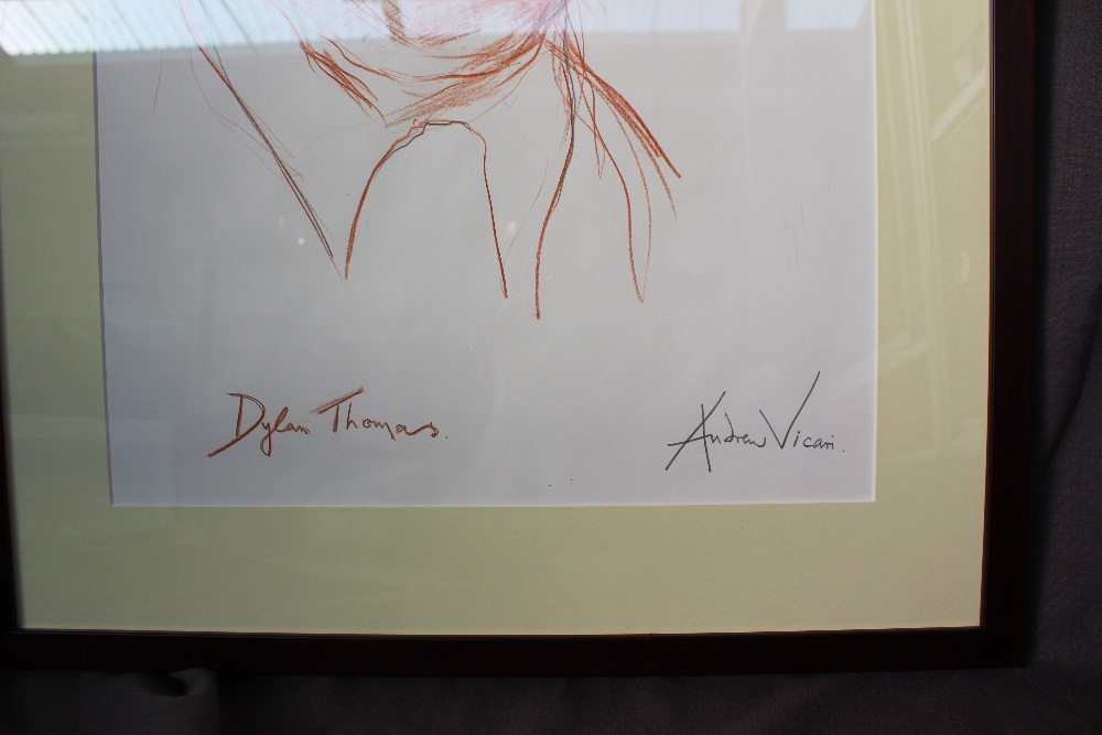 Andrew Vicari
Dylan Thomas
A head and shoulders portrait
Pastel
Signed and inscribed
Andrew Vicari - Image 3 of 6