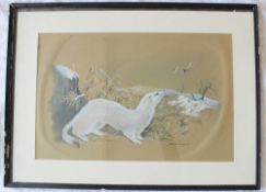 Robin Armstrong
Stoat in a landscape
Watercolour
Signed and dated '70
38 x 60cm