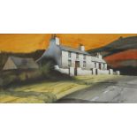 John Cleal
Dinas Cottages
Watercolour
Signed and label verso
25 x 49cm