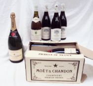 Six bottles of Moet & Chandon, Brut Imperial,